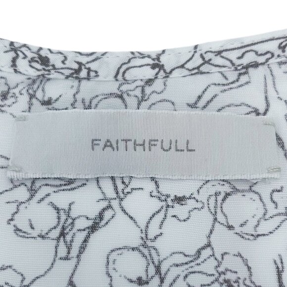 Faithfull the Brand Aurelia Mini Dress Micro Calla Umber XS US 2 NWT - Picture 5 of 15